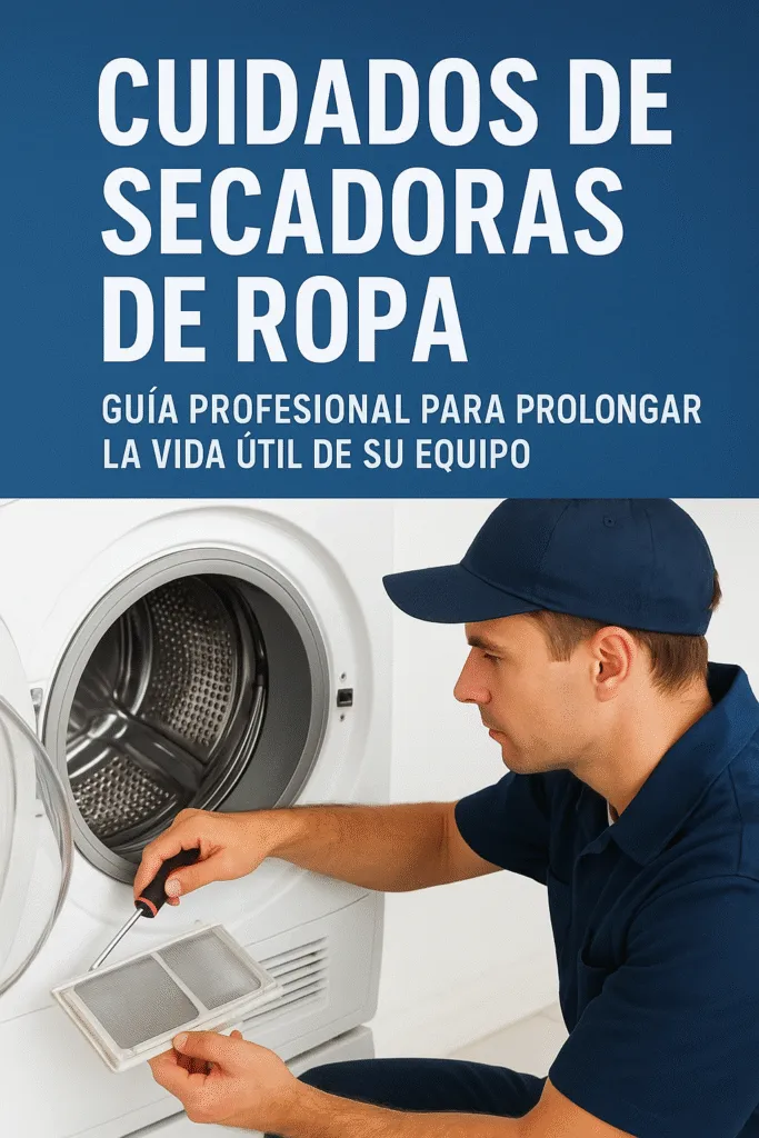 cuidados de secadoras de ropa