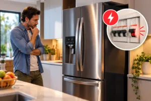 Refrigerador hace corto circuito